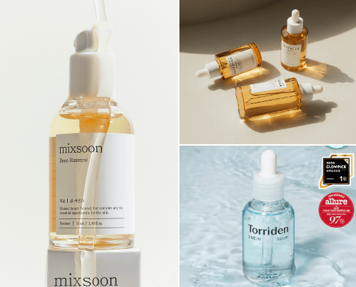 Serums For Glass Skin cover photo collage