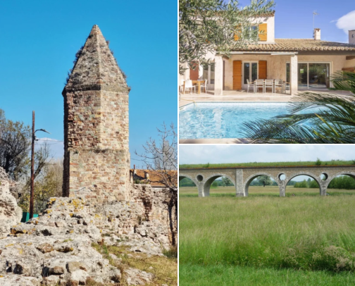 Hotel stays for an easygoing getaway, Roman Ruins, Sandy Beaches & Easy Days by the Sea Fr jus, France cover photo collage