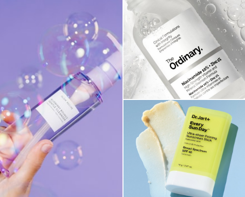 Skincare for Oily Skin cover photo collage