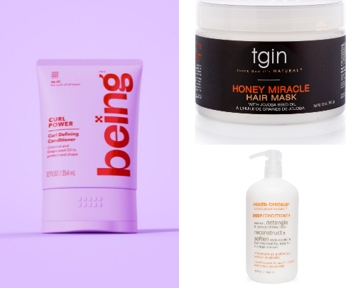 Curly Hair Must-Haves cover photo collage