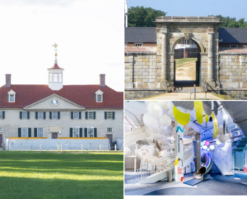 Washington DC area Family Sights cover photo collage