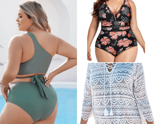 Plus size Fashion cover photo collage