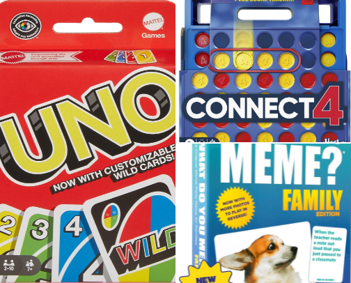 Family games cover photo collage
