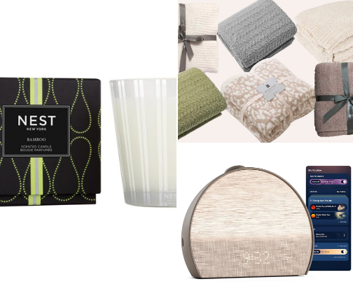 Cozy Night In: Elevated Self-Care Rituals Under $50 cover photo collage