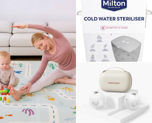 Things that made being a new Mum easier! cover photo collage