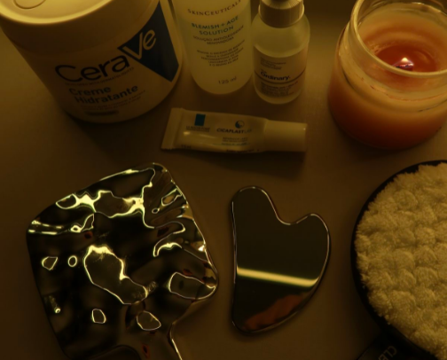 skincare i swear by cover photo collage