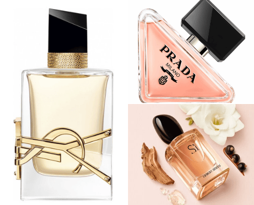 Fragrances cover photo collage
