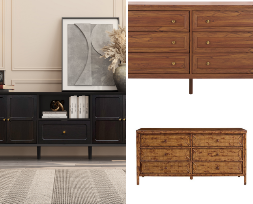 The Dresser + Sideboard Edit cover photo collage