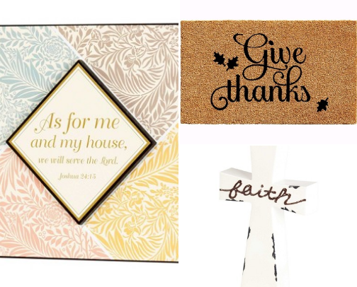 Christian Home Decor for Every Season (Keeping Christ at the Center) cover photo collage