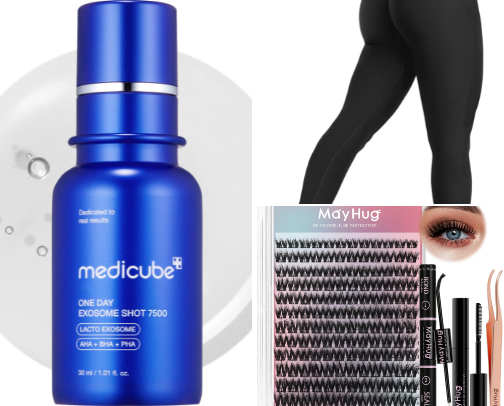 My favorite a f f o r d a b l e must have products 🩵✨ cover photo collage