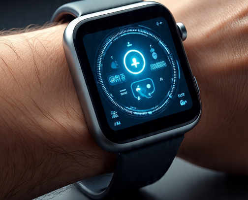 AI Smart watch cover photo collage