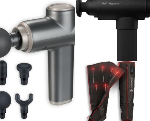 The Ultimate Home Recovery Setup: Cold Therapy, Percussion & Sleep Tools cover photo collage