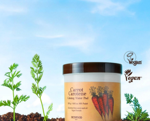 Vegan skincare cover photo collage