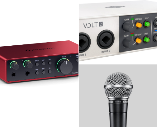 Musician’s Home Studio Tech Kit (Starter → Pro) cover photo collage