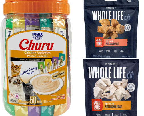 kitty-approved treats & food cover photo collage