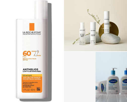 Skin care essentials before the make-up cover photo collage