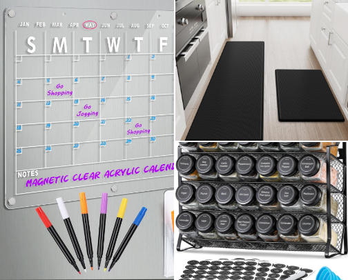 Household items cover photo collage