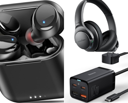 Affordable Electronics 💻🎧📲 cover photo collage