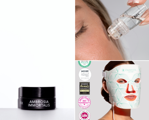 What’s on my bathroom counter cover photo collage