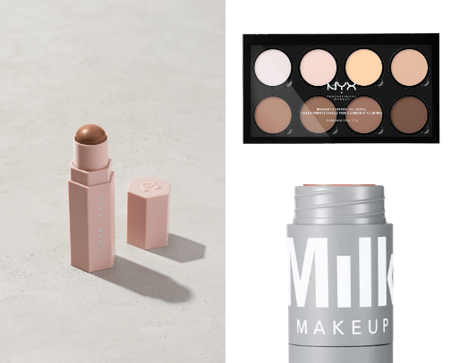 Contour, Concealer and Blush cover photo collage
