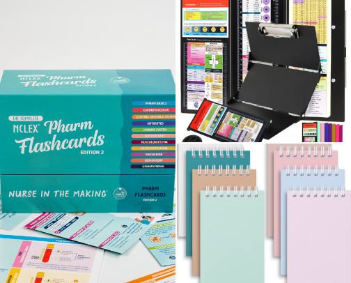 Ways to make life easier in nursing school🩺🤍 cover photo collage