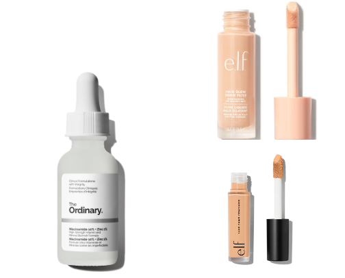cheap makeup and skincare! cover photo collage
