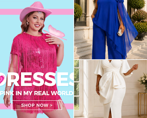 Cute Plus Size Fashion Finds cover photo collage