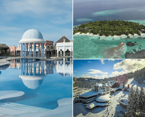 Travel suggestions🍀✈️ cover photo collage