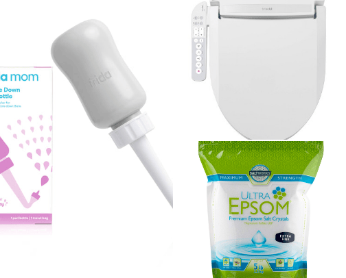 Postpartum essentials cover photo collage