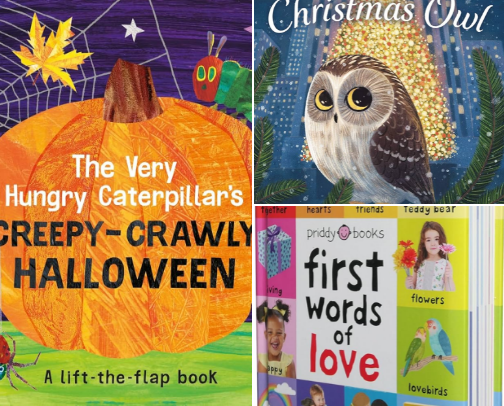 Snuggle Up Stories: Holiday Books Little Ones Will Love cover photo collage