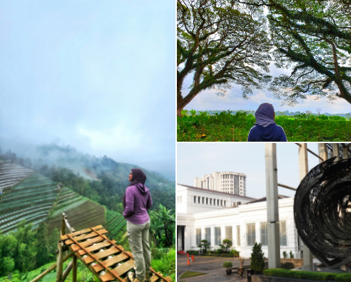Tourist destination cover photo collage