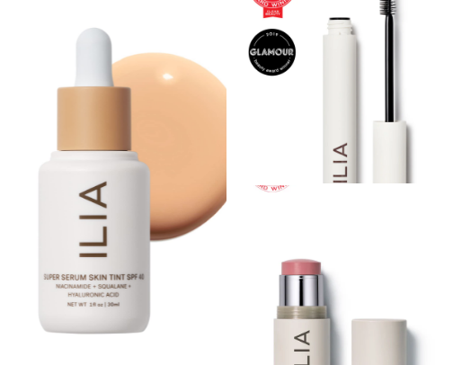 ILIA products for your beauty routine cover photo collage