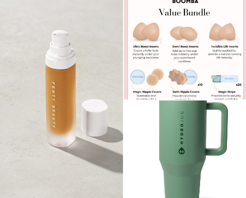 My favorite beauty recs cover photo collage