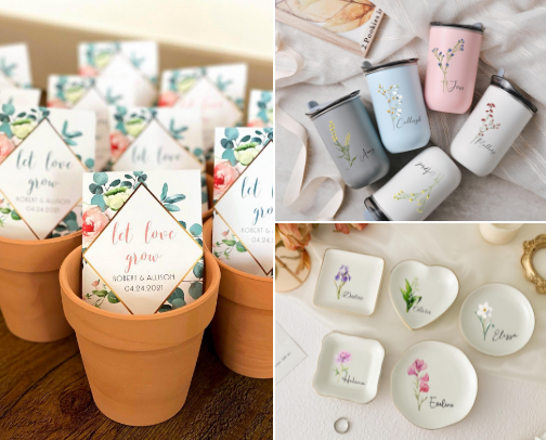 Spring Wedding Decor Ideas for Flower-Filled Day Garden Party Theme Wedding cover photo collage