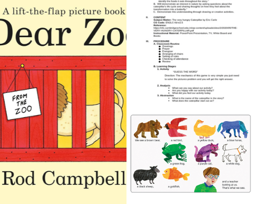 The Tiny Tot Library: 15 Books for Little Explorers cover photo collage