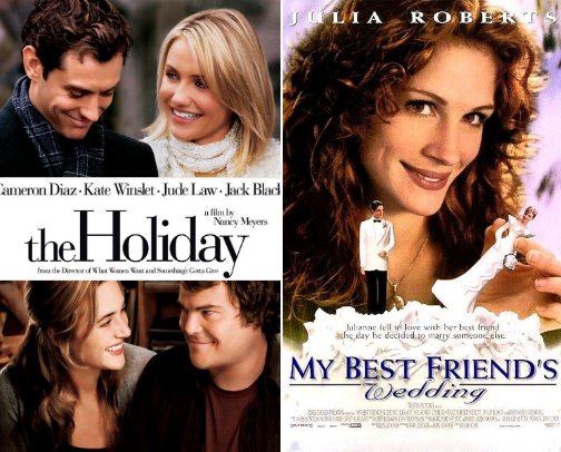 Movies with a Nancy Meyer vibe. cover photo collage