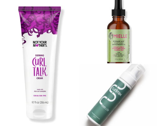 Curly Hair Recommendations cover photo collage