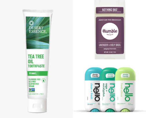 Natural Body Care cover photo collage