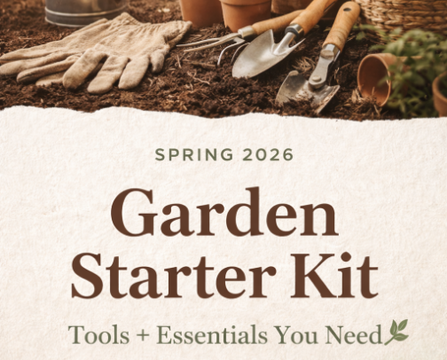 Spring Gardening Essentials cover photo collage
