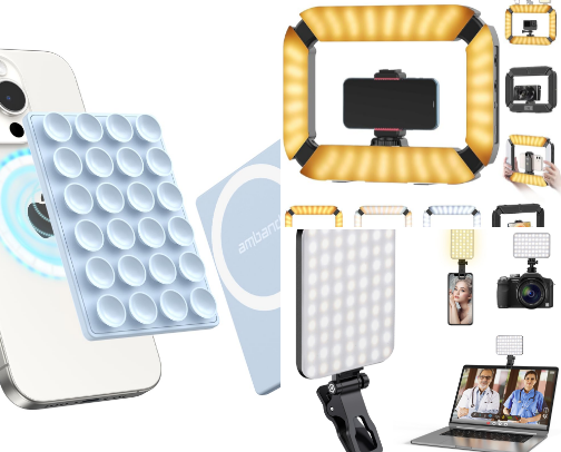 📸🎥  Content Creation must haves cover photo collage