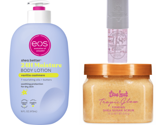 Soft & Glowy Spring Body Essentials cover photo collage