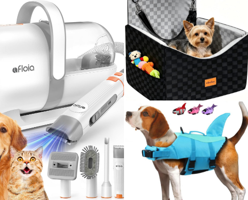 Pet Essentials for ur little Fur baby. cover photo collage