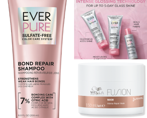 my hair routine cover photo collage