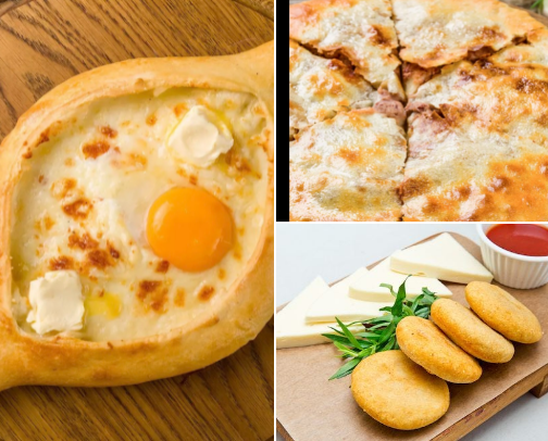 Foods to try when you’re traveling to Georgia 🇬🇪 cover photo collage
