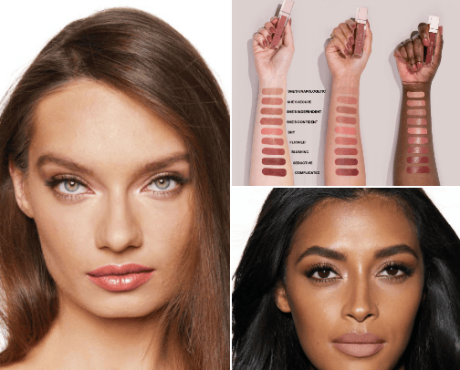 the nude lip cover photo collage