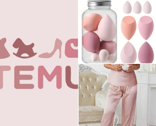 Temu products 🧡🛒 cover photo collage