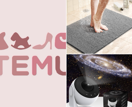 Temu products 🧡🛒 cover photo collage