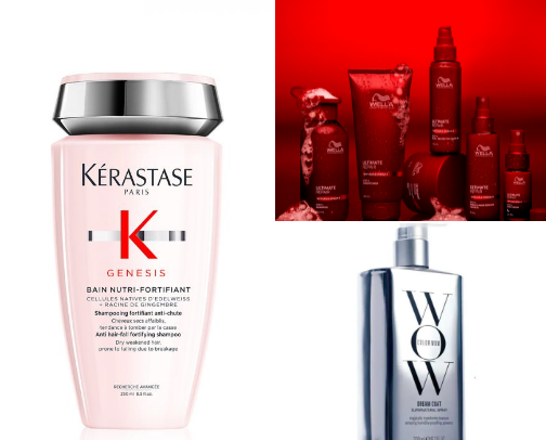 Hair care cover photo collage