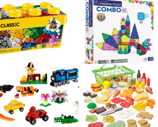 Toys, crafts, and things kids need cover photo collage