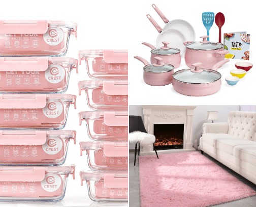 Everything Pink Home design cover photo collage